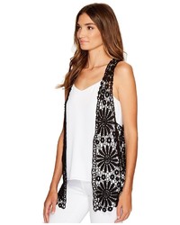 Betsey Johnson Daisy Vest Cover Up Clothing