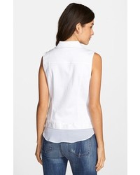 Vince Camuto Two By Denim Moto Vest