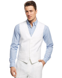 INC International Concepts Smith Linen Blend Vest Only At Macys