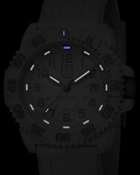 Luminox 44mm Navy Seal 3050 Series Colormark Watch White