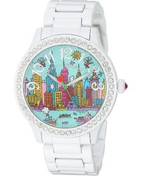 Betsey Johnson Bj00131 106 Crystal Nyc Watches