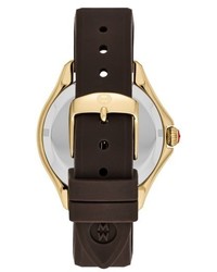 Michele Cape Silicone Strap Watch 40mm