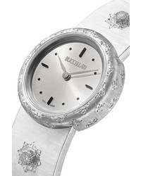Buccellati Macri 24mm 18 Karat White Gold And Diamond Watch