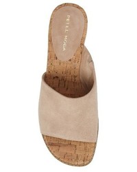 Pelle Moda Roana Wedge Slide Sandal