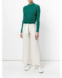 Max & Moi Bow Flared Trousers