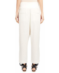 Monse Crepe Wide Leg Ankle Pants