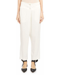 Monse Crepe Wide Leg Ankle Pants