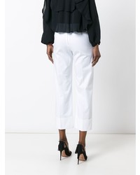 Fay Cropped Wide Leg Trousers