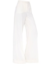 Dolce & Gabbana Wide Leg Wool Pants