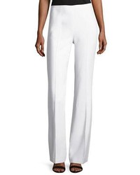 Michael Kors Michl Kors Collection Side Zip Flared Pants Optic White
