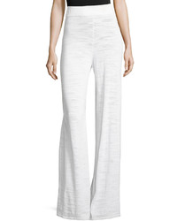 Minnie Rose Pull On Palazzo Pants White