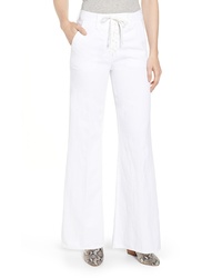 MOTHE R The Tie Up Roller Wide Leg Twill Pants