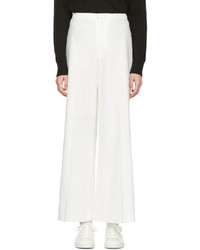 Isabel Marant White Cotton Spanel Trousers