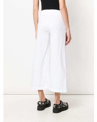 Love Moschino Wide Leg Cropped Pants