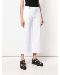 Love Moschino Wide Leg Cropped Pants