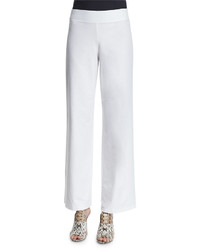 Eileen Fisher Wide Leg Stretch Crepe Pants