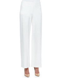 Eileen Fisher Wide Leg Stretch Crepe Pants Petite