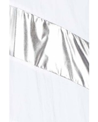 Blank NYC Blanknyc Metallic Stripe Windbreaker Jacket