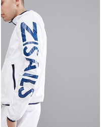 North Sails Bret Windbreaker With Sleeve Logo In White