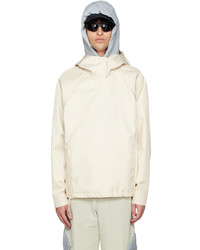 Post Archive Faction PAF Off White Asymmetric Jacket