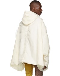 Rick Owens Off White Nylon Polyester Jacket