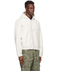 Stussy Off White Solid Work Jacket