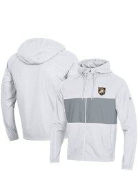 Under Armour White Army Black Knights Sportstyle Full Zip Windbreaker Jacket At Nordstrom