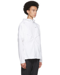 Nike White Packable Windbreaker Jacket