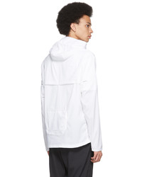 Nike White Packable Windbreaker Jacket