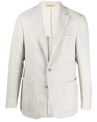 Canali Linen Wool Blend Blazer Jacket