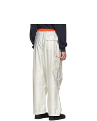 Landlord White Colorful Cargo Pants