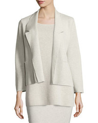 Eileen Fisher Washable Wool Short Boxy Jacket Plus Size