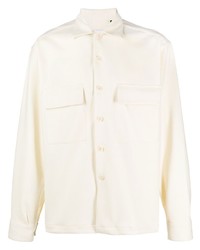 Costumein Chest Pocket Wool Blend Shirt