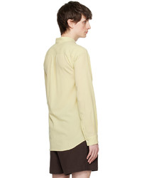 Auralee Yellow Viyella Shirt
