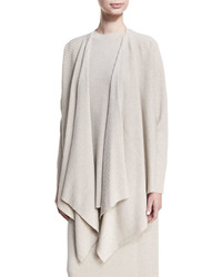 Eileen Fisher Washable Wool Wrap Cardigan Petite