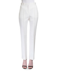 Givenchy Reversible Seam Skinny Leg Trousers White