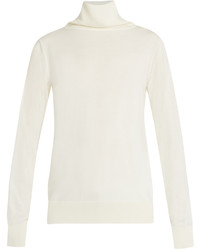 The Row Caya Wool And Cashmere Blend Roll Neck Sweater