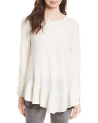 Joie Tambrel N Wool Cashmere Asymmetrical Sweater Tunic