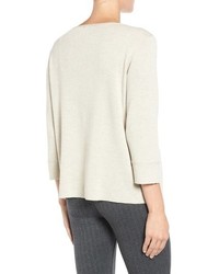 Eileen Fisher Washable Wool Crepe Sweater