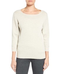 Eileen Fisher Washable Wool Crepe Sweater