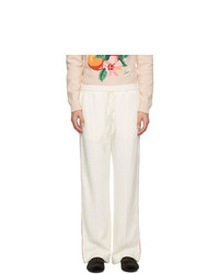Casablanca Off White Piped Terry Lounge Pants