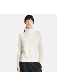 Uniqlo Cashmere Blend Turtleneck Sweater