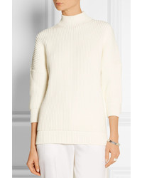 Victoria Beckham Cotton Blend Turtleneck Sweater