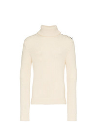 Vyner Articles Ribbed Roll Neck Wool Jumper