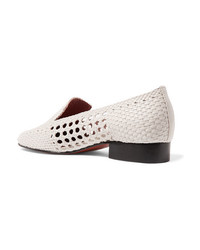Souliers Martinez Gerona Woven Leather Loafers