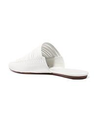 Tory Burch Sienna Woven Leather Slippers