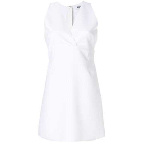 MSGM Sleeveless Mini Wrap Dress, $332 ...