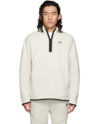 Nike Gray Sportswear Half Zip Sweatshirt