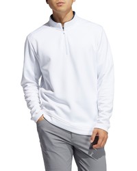 ADIDAS GOLF Half Zip Pullover In White At Nordstrom