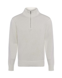 French Connection Mozart Half Zip Mock Neck Sweater